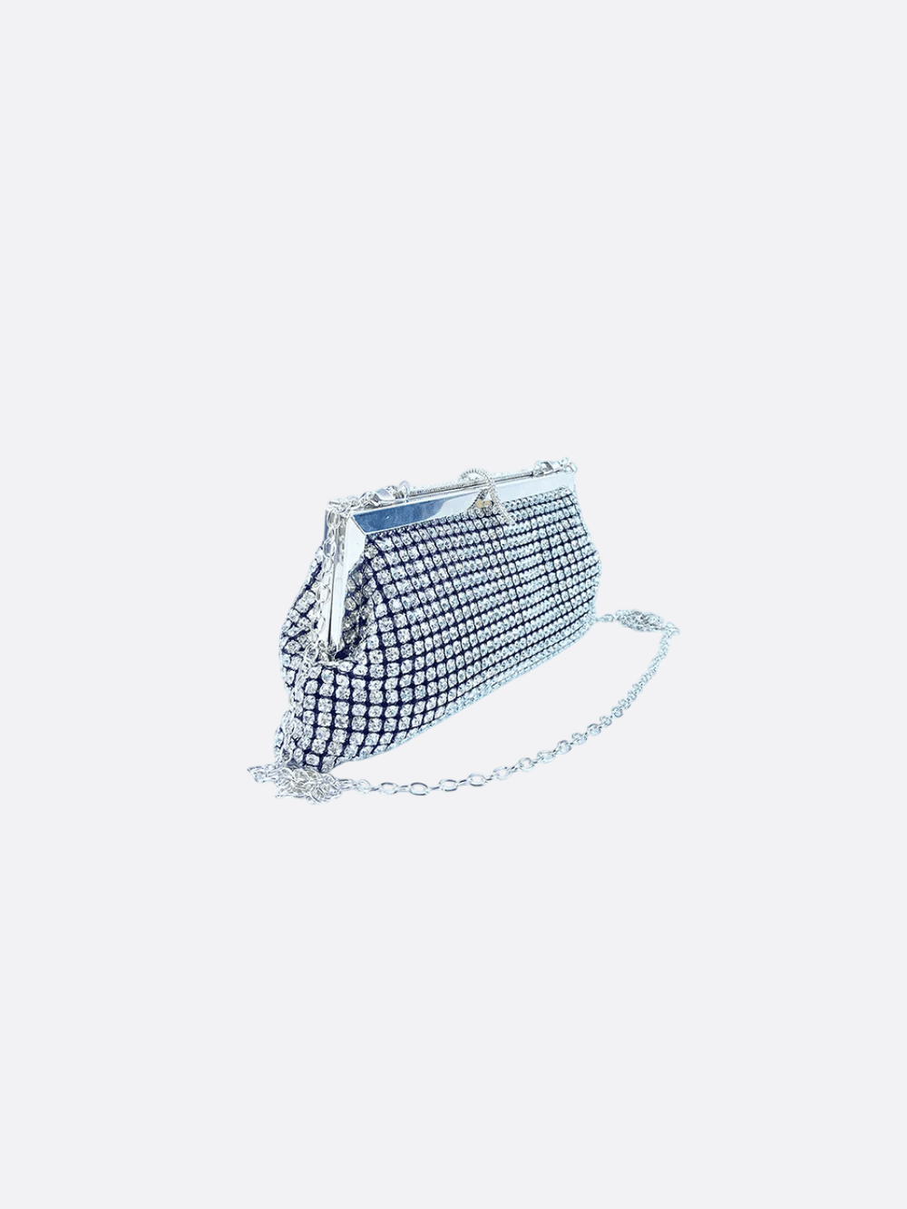 sac bandoulière argenté